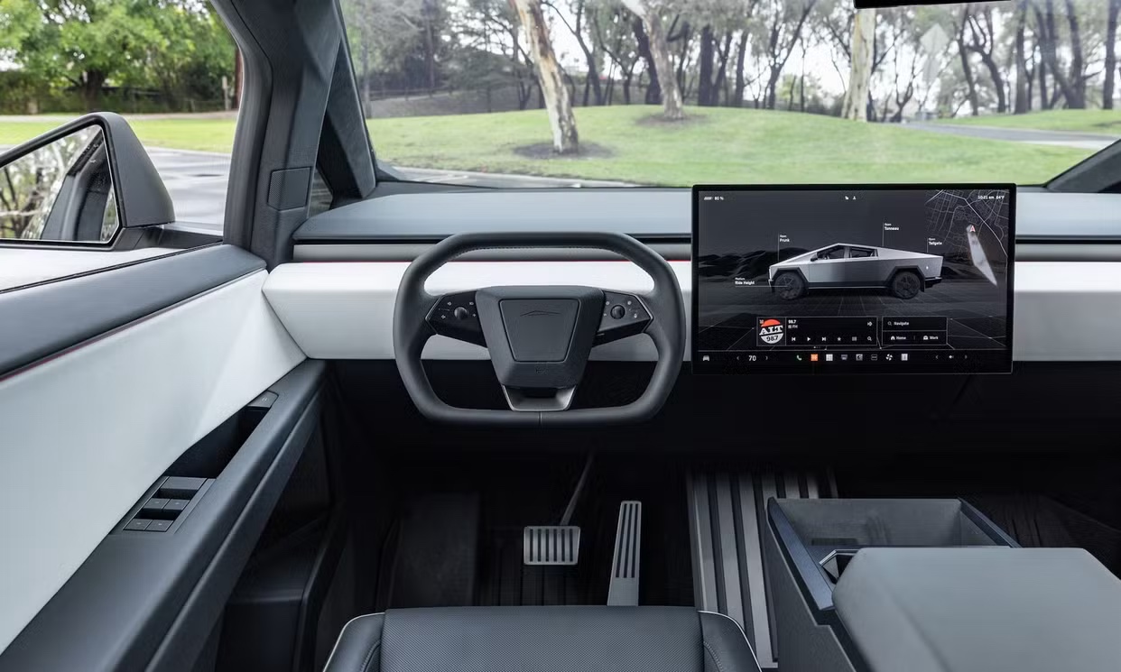 Tesla Cybertruck interior